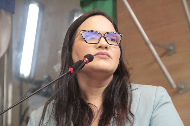 Vereadora Michele Collins - Foto: Carlos Lima