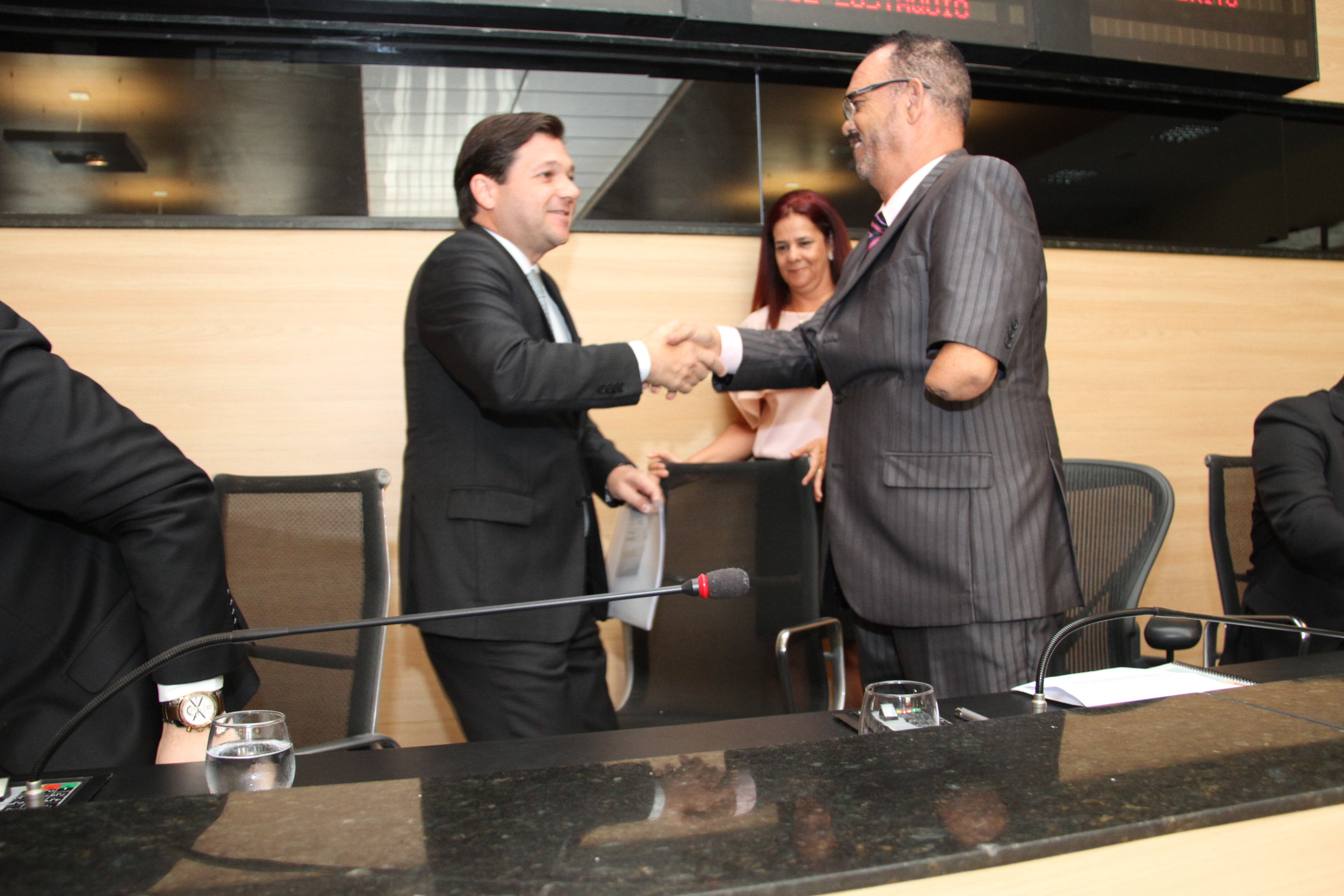 Presidente recepciona o Prefeito