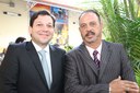 Prefeito do Recife, Geraldo Júlio e  o Presidente da Câmara Municipal do Recife, Vicente André Gomes.