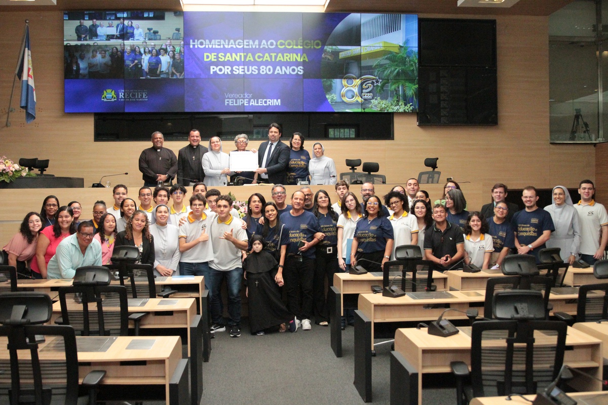 Câmara celebra 80 anos do Colégio de Santa Catarina — Câmara Municipal ...