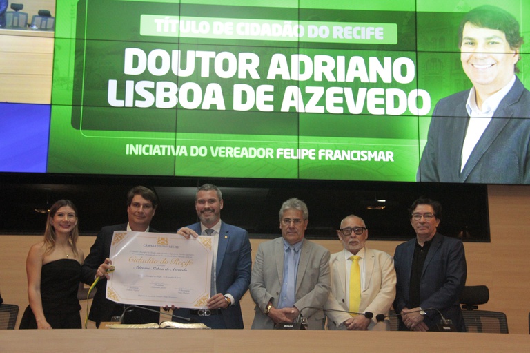 Câmara Municipal concede Título de Cidadão do Recife a diretor do Ser Educacional