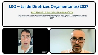 Finanças e Orçamento promove audiência sobre a Lei de Diretrizes Orçamentárias (LDO) 2027