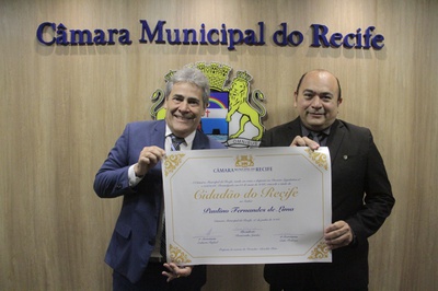 Paulino Fernandes de Lima é Cidadão do Recife