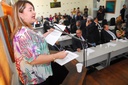 Aline Mariano critica despejo dos cantineiros da Prefeitura