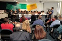 Aline Mariano debate problemas na Rua Dona Alda de Andrade