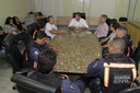 Almir Fernando se reúne com guardas municipais