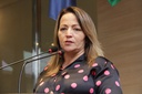 Ana Lúcia faz discurso em alusão ao Dia do Professor