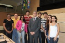  André Régis recebe estudantes de Direito 