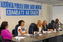Audiência pública discute saúde mental e combate ao crack