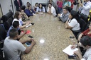 Comissão de Direitos Humanos recebe grupo de migrantes venezuelanos