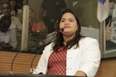 Contra criação de conselho, Michele Collins discursa no plenário