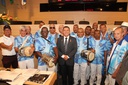 Eduardo Chera homenageia Bloco Turma do Saberé Tradição