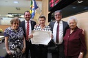 Empresária  Glorinha Aguiar recebe homenagem na Câmara