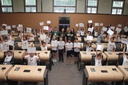 Estudantes da Academia Cristã de Boa Viagem visitam a Câmara 