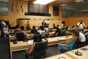 Estudantes de jornalismo visitam a Câmara
