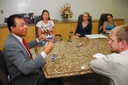 Josenildo Sinesio recebe integrantes de fundação alemã 
