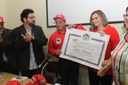 Marília Arraes entrega título de cidadão do Recife a Jaime Amorim