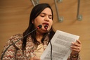 Michele Collins aborda autismo em discurso no plenário