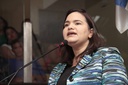 Michele Collins destaca a política sobre drogas do Recife