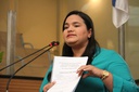 Michele Collins destaca relatório de Conferência das Pessoas com Deficiência