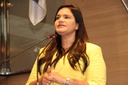 Michele Collins destaca visita ao Senado
