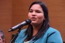 Michele Collins parabeniza doação de 30 toneladas de materiais recicláveis