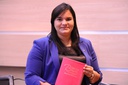 Michele Collins registra Dia da Bíblia
