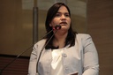 Michele Collins repercute dados sobre violência contra a mulher