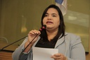 Michele Collins ressalta trabalho do Centro Sony Santos 