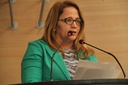 Por Olímpiada de Jogos Digitais, Ana Lúcia pede voto de aplauso a presidente do CME