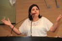 Priscila lamenta fechamento do Santander Cultural