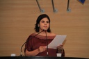 Priscila presta homenagem à desembargadora Margarida Cantarelli