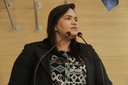 Reeleita, Michele Collins faz agradecimentos na Câmara