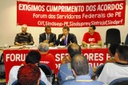 Servidores federais lançam campanha na Câmara do Recife