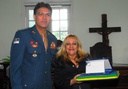 Vereadora homenageia bombeiros militares