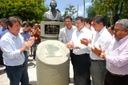 Vereadores participam da inauguração da Praça Olavo Bilac