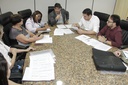 Vereadores recebem grupo de concursados para cargo de agente administrativo escolar
